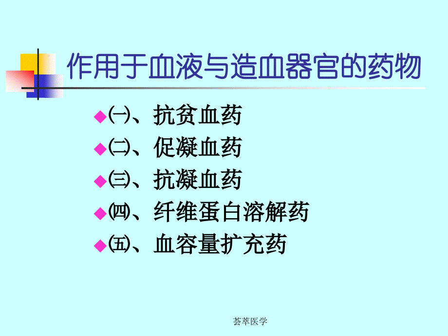 作用于血液系统的药物专业医疗_第2页