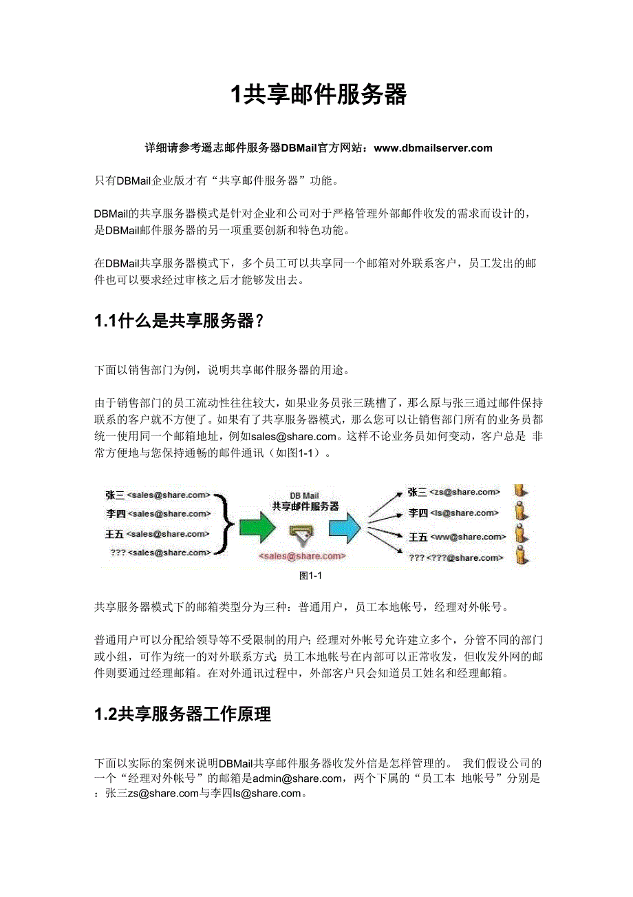 共享邮件服务器DBMail_第1页