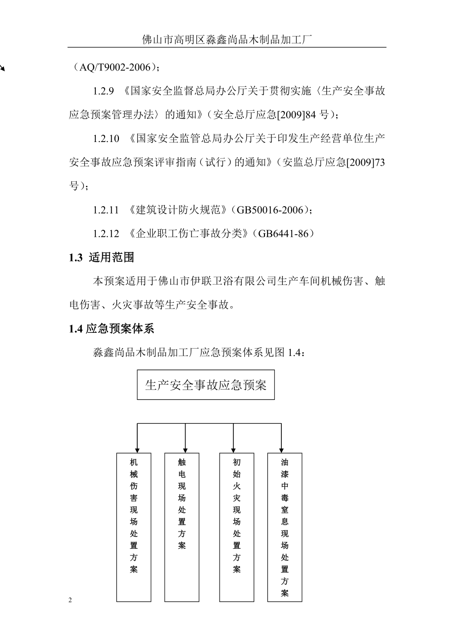 某木制品加工厂应急预案_第2页