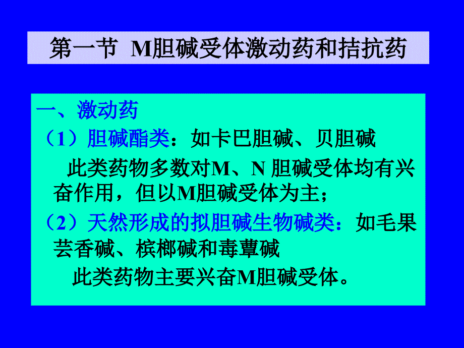 第五章-胆碱能系统激动药和阻断药课件_第4页