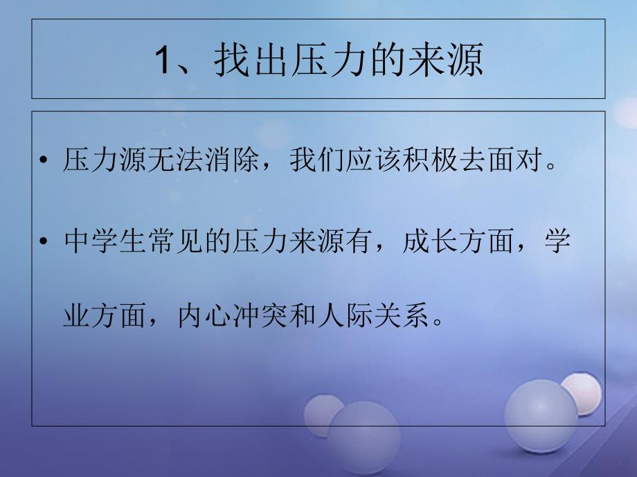 精品七年级道德与法治下册第1单元做情绪的主人第2课乐观向上第2框纾解压力课件北师大版可编辑_第4页