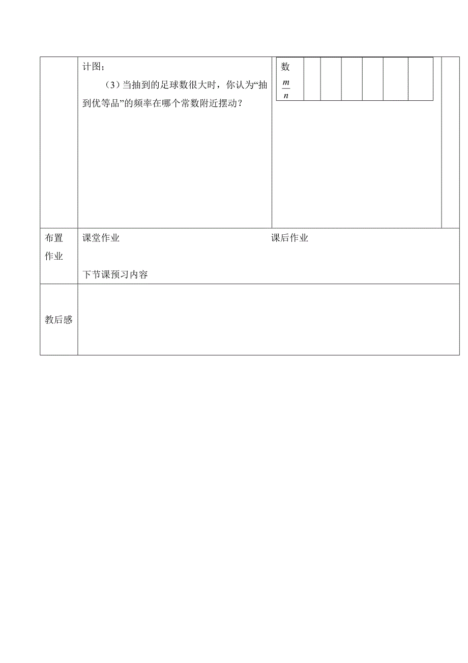 [最新]苏科版八年级下册数学：8.3频率与概率1教案_第4页