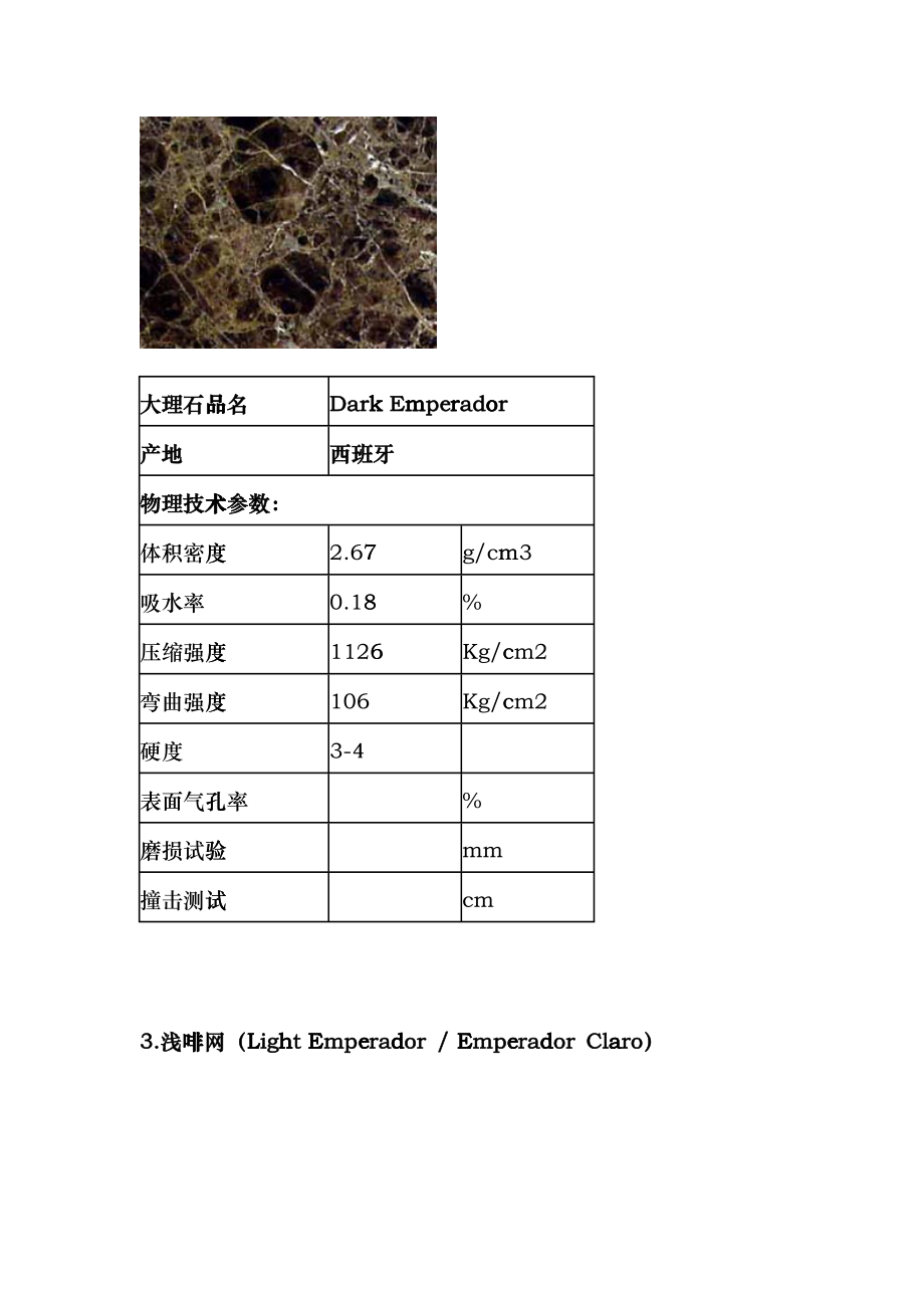 进口石材技术参数1∕3_第3页