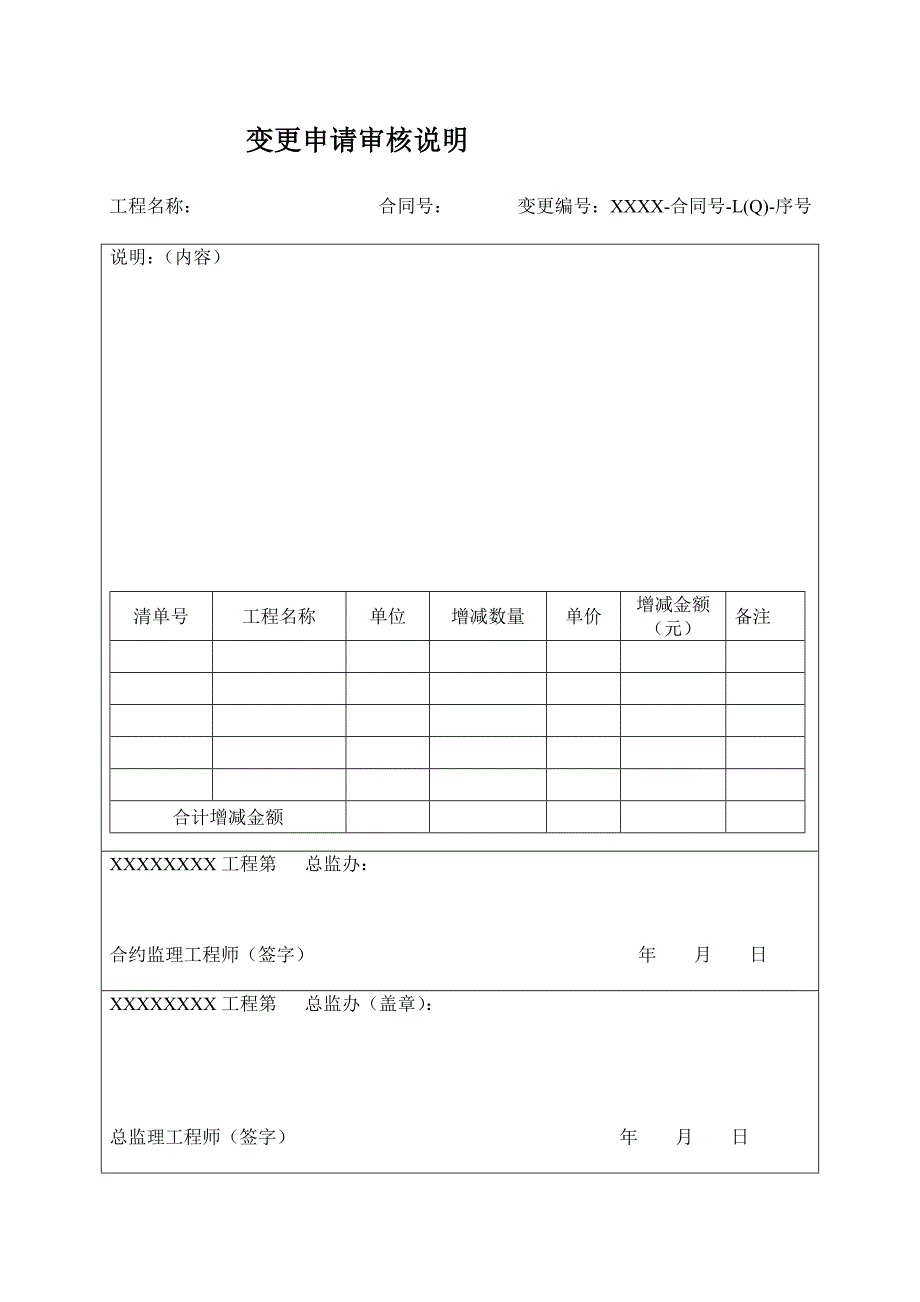 [专题]变更申报表格式_第5页