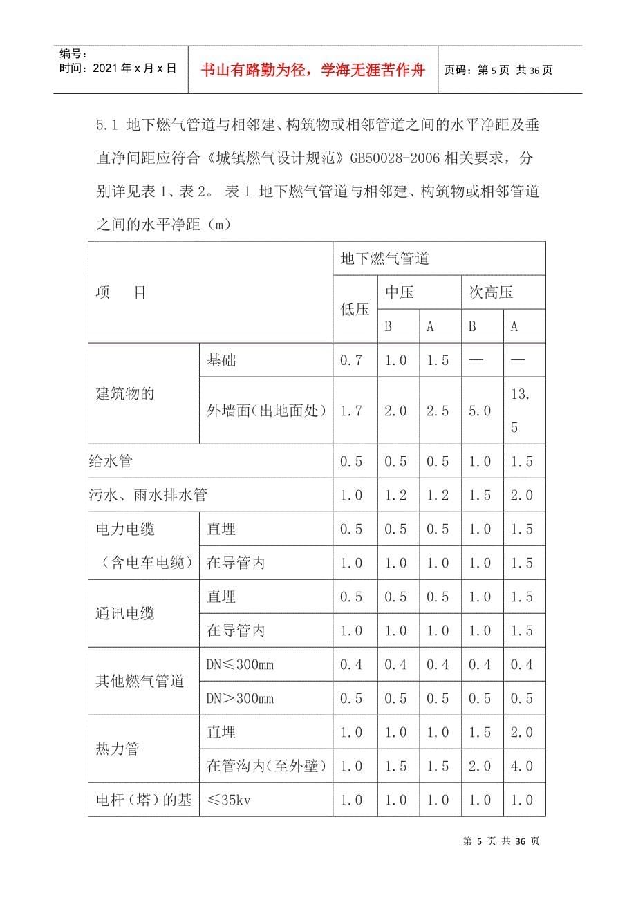 燃气管道施工质量要求_第5页