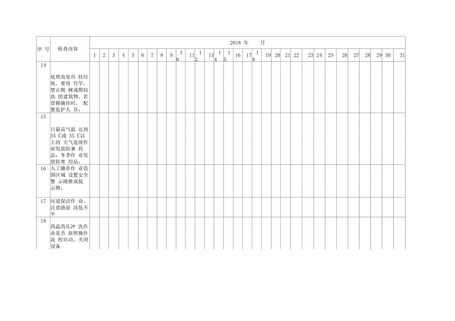 环卫日常安全检查表_第3页