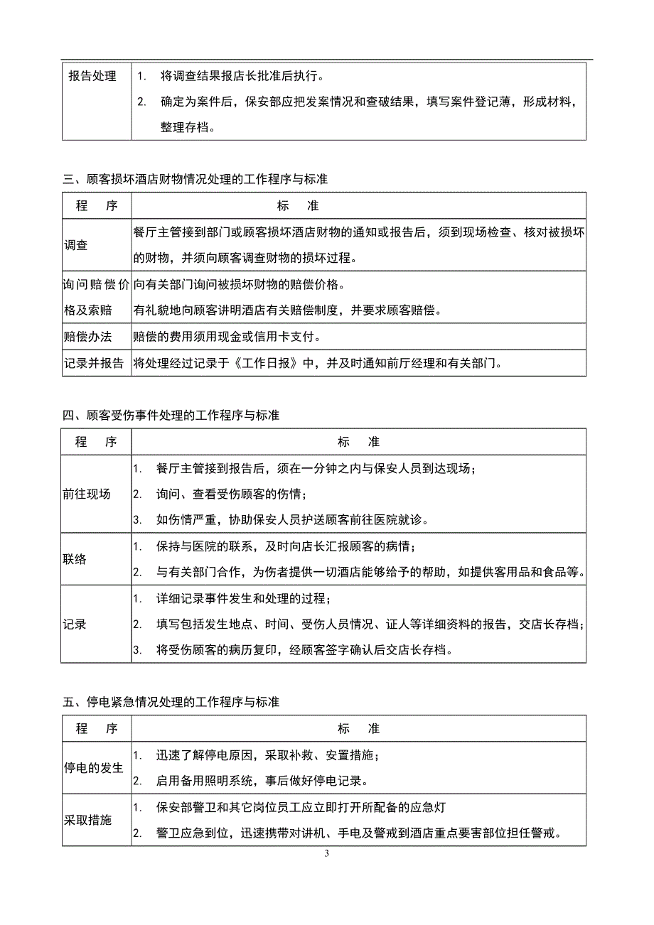 酒店管理会所 酒店各类事件应急预案.doc_第3页