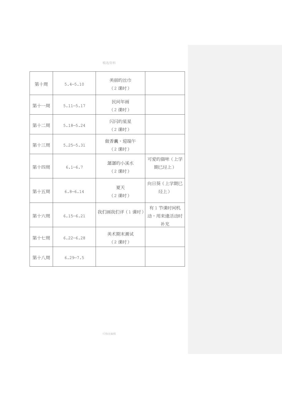 新浙美版小学美术二年级下册教学计划教案及教学反思.doc_第3页