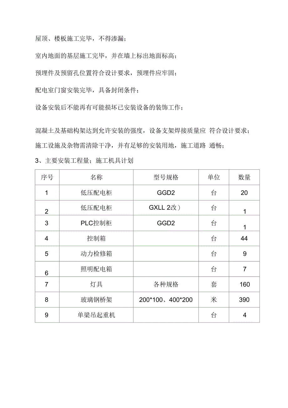 g大板铜精炼技改电解液净化工程电气安装工程施工方案只是分享_第3页