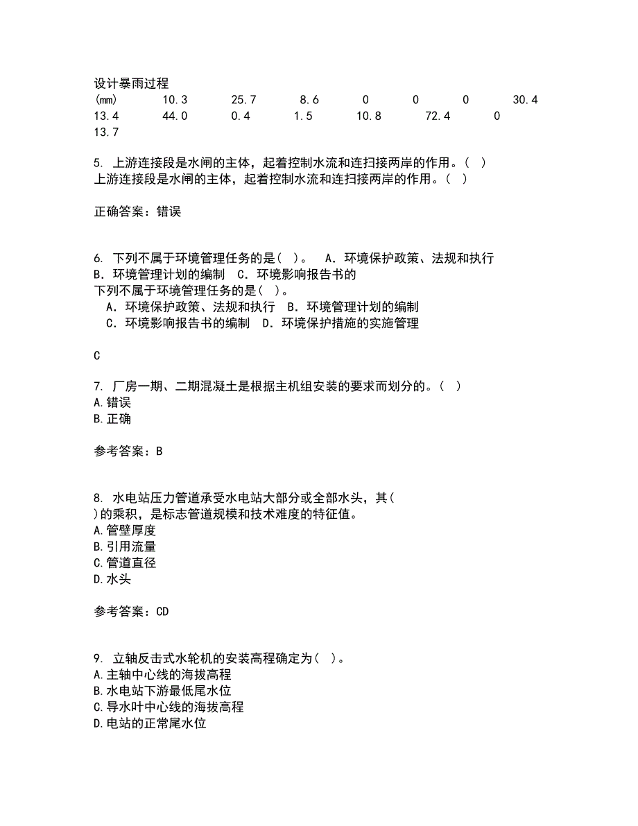 大连理工大学21春《水电站建筑物》离线作业一辅导答案71_第2页