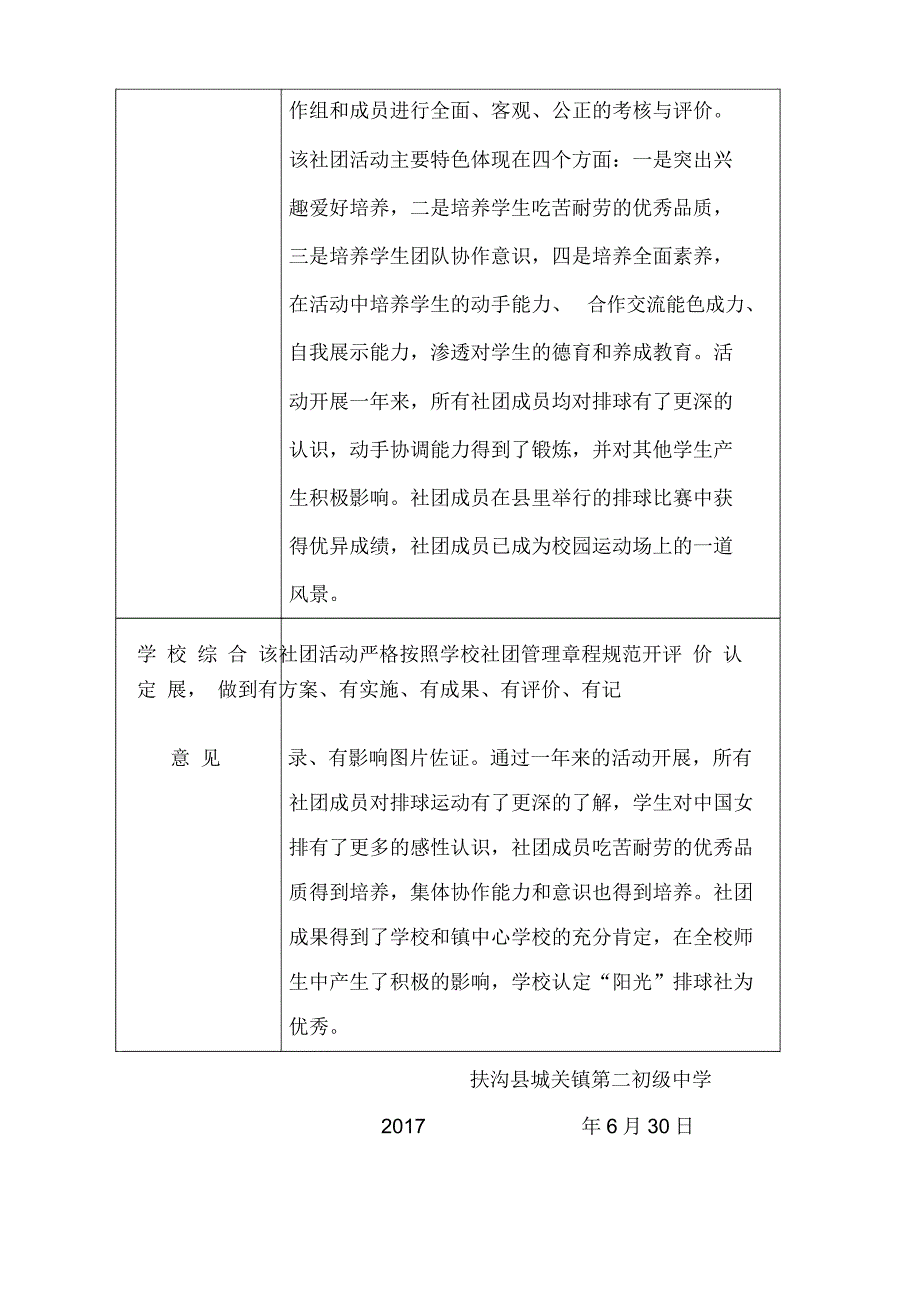 学校对教师指导社团效果评价_第2页