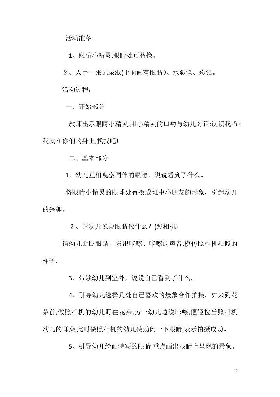 大班美术明亮的眼睛教案反思_第2页