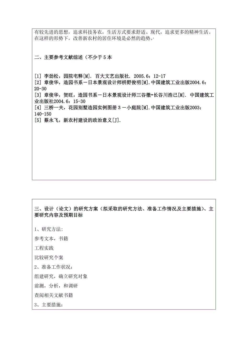 别墅庭院设计开题报告.doc_第3页