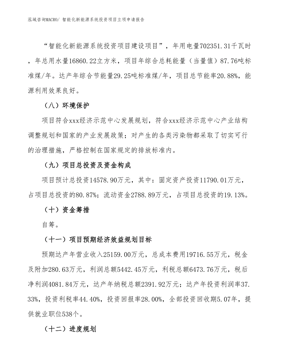 智能化新能源系统投资项目立项申请报告_第3页