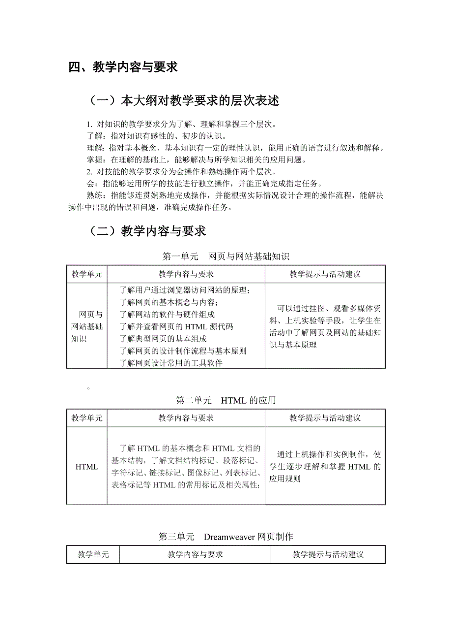 网页设计大纲网络_第2页