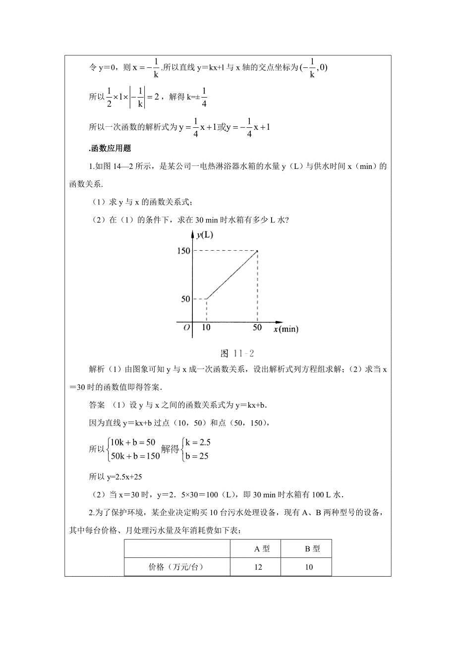 《一次函数复习与小结》教学设计（古瑜青）.doc_第3页