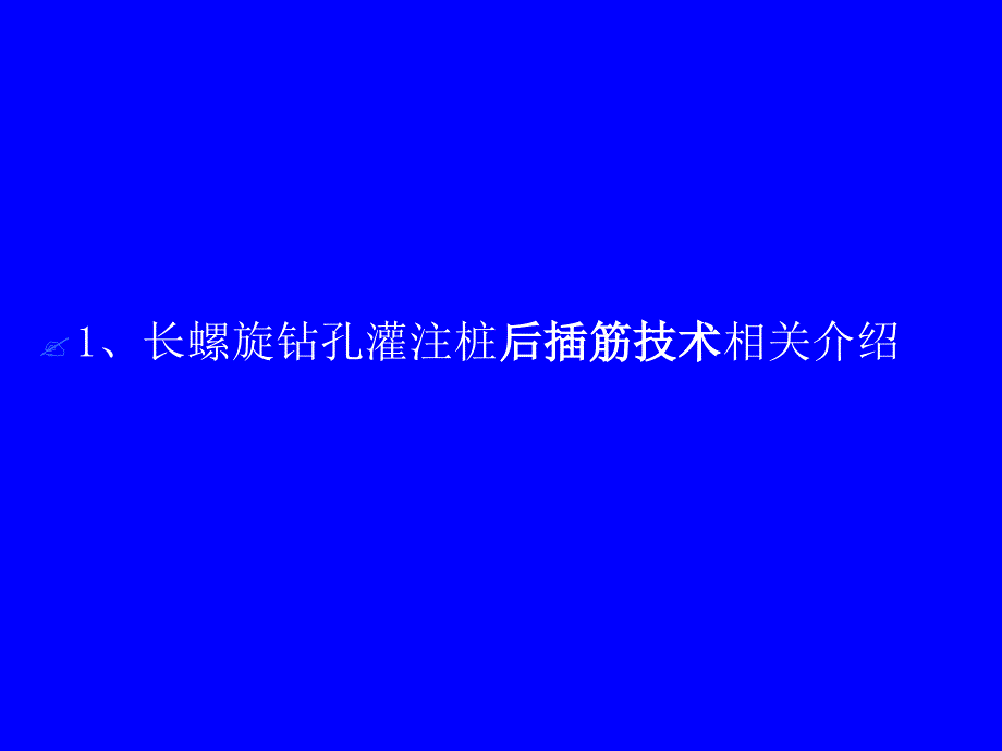 长螺旋钻孔灌注桩后插筋技术课件_第3页