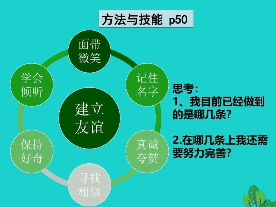 七年级政治上册 5.1 让友谊之树常青课件 新人教版（道德与法治）.ppt_第5页