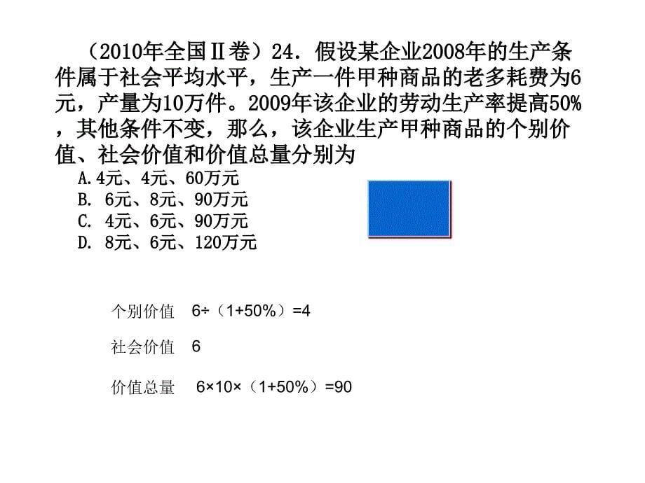 商品价值量单位时间商品价值总量与个别劳动生产率社会_第5页