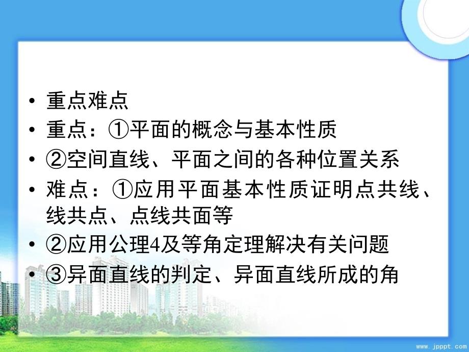 3空间点直线平面之间的位置关系课件新人教A版课件_第4页