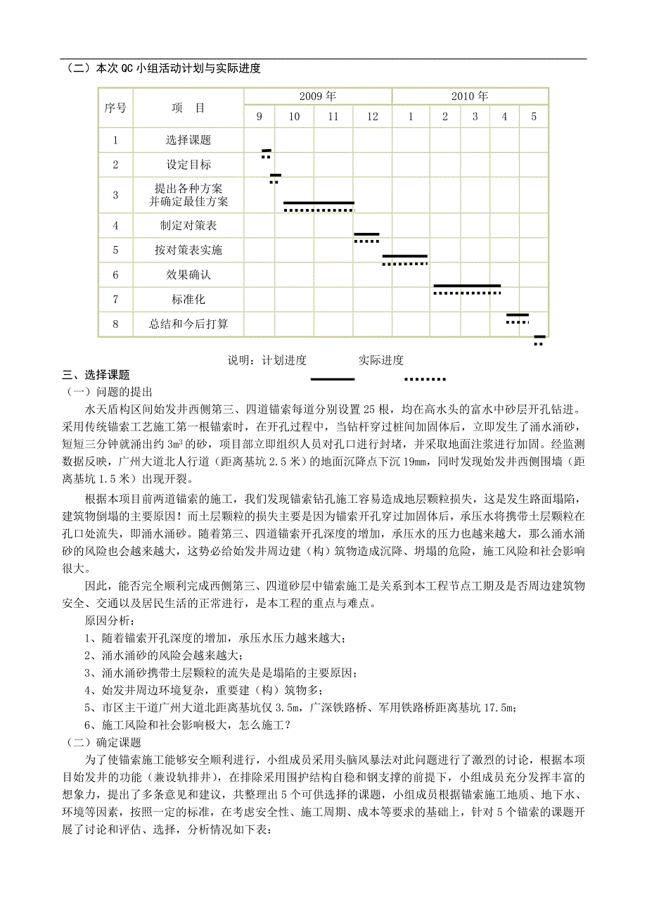 广东水电二局股份有限公司创新型QC高压富水砂层中锚索施工新技术的探索_第2页