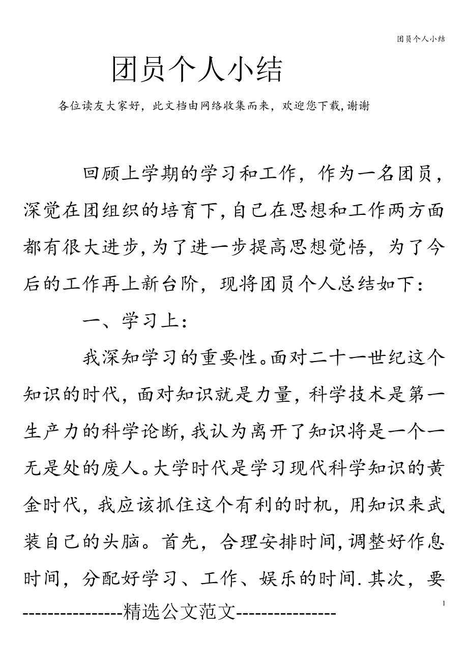 团员个人小结.doc_第1页