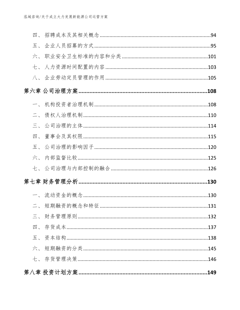 关于成立大力发展新能源公司运营方案（模板）_第4页