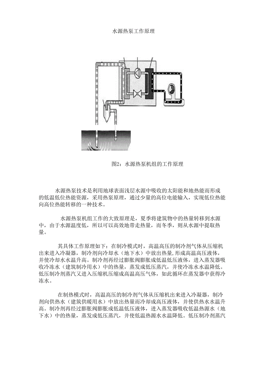 水源热泵工作原理_第1页