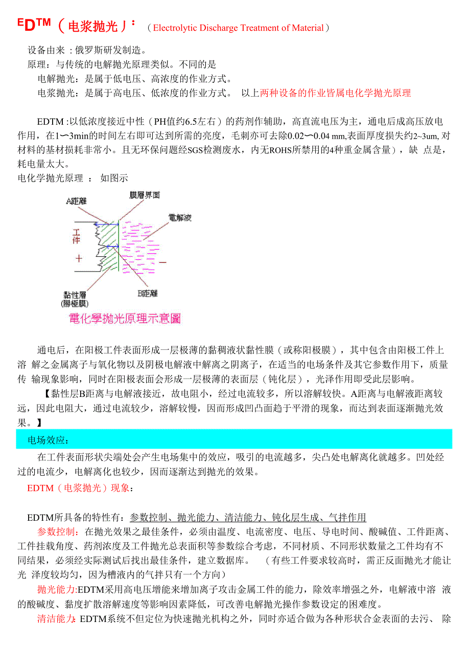 机械设计中电解抛光及电浆抛光介绍_第1页