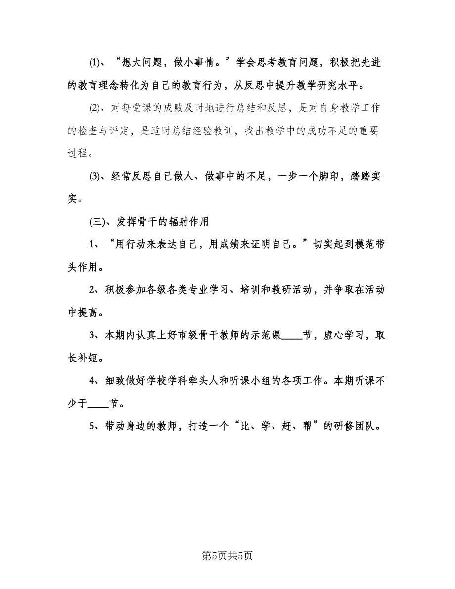 小学语文骨干教师工作计划范文（二篇）.doc_第5页