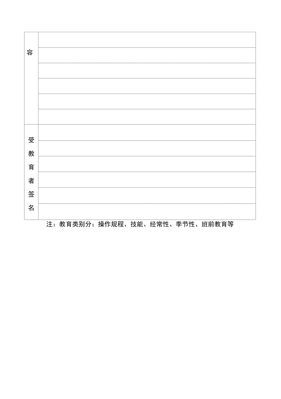 建筑施工安全教育安全检查验收表_第2页