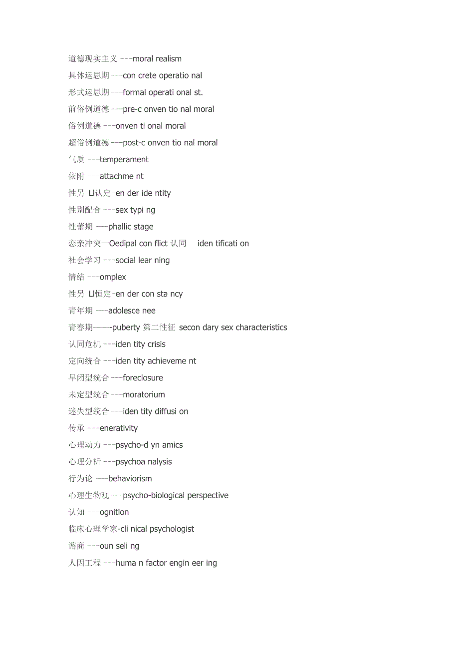 心理学专业术语_第4页