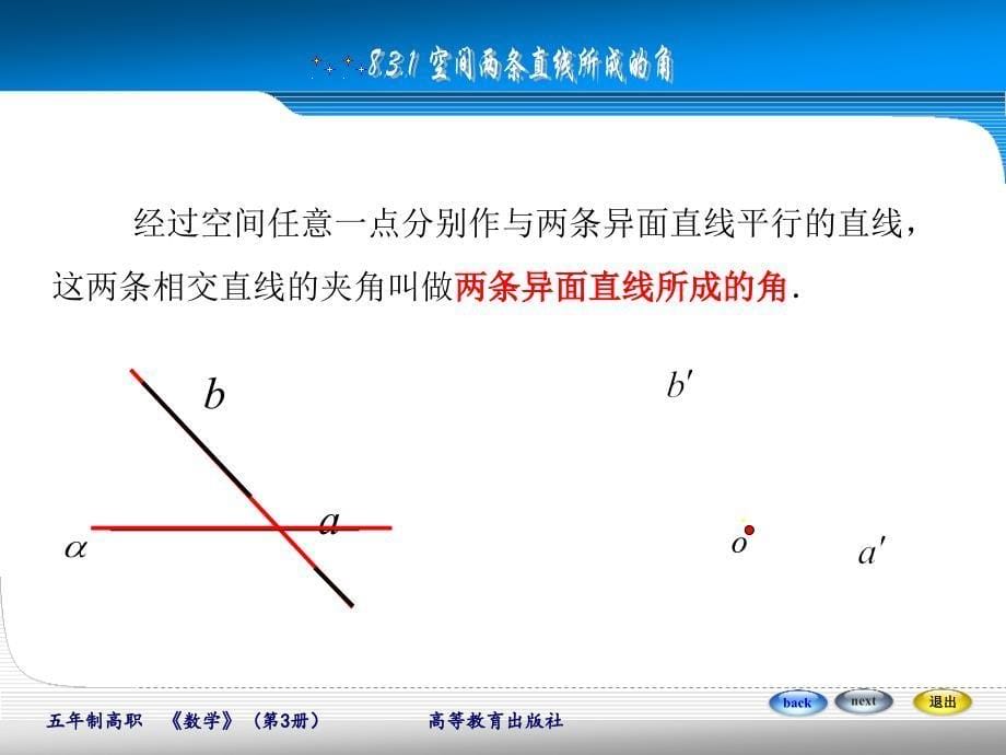 空间两条直线所成角ppt课件_第5页