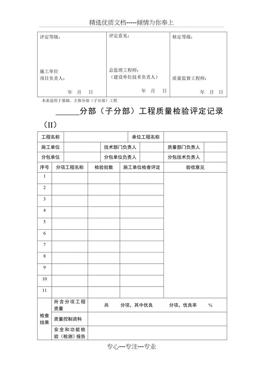 全套交工验收表格_第5页