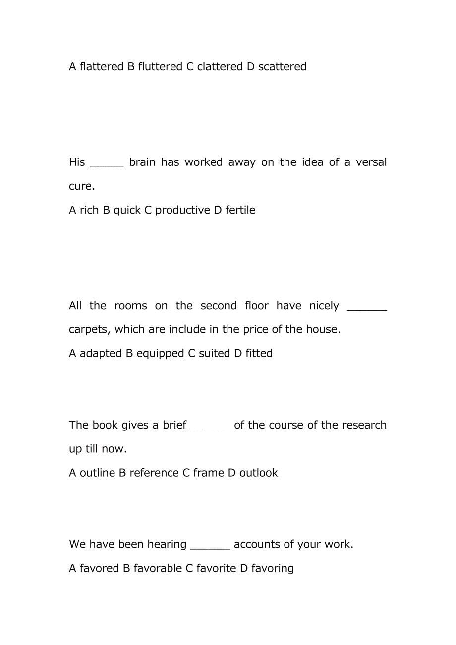 F字母开头单词练习题_第5页