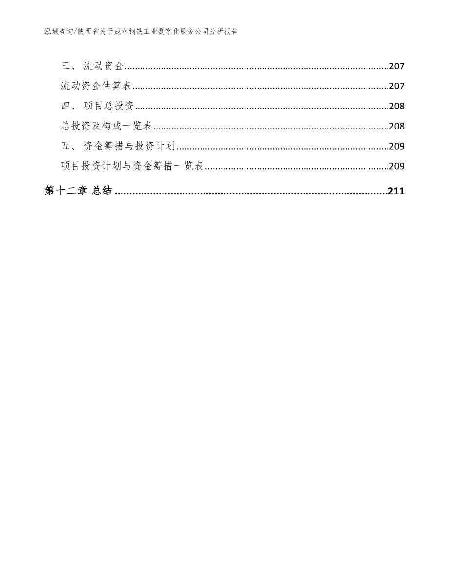 陕西省关于成立钢铁工业数字化服务公司分析报告_第5页