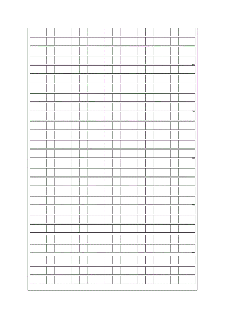 最标准1000字申论稿纸模板_第2页