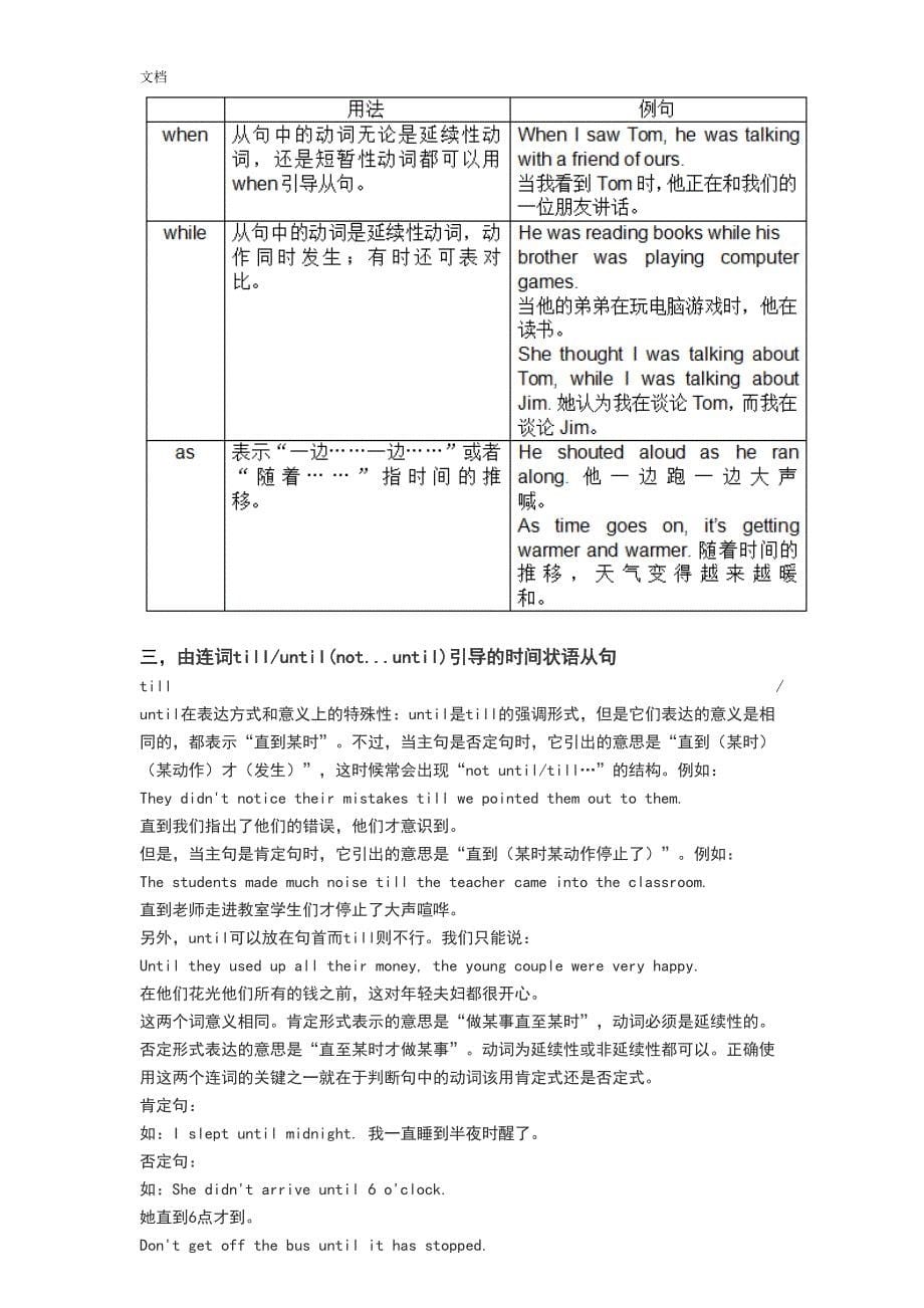 外研版九年级英语上册语法知识点汇总情况(DOC 18页)_第5页