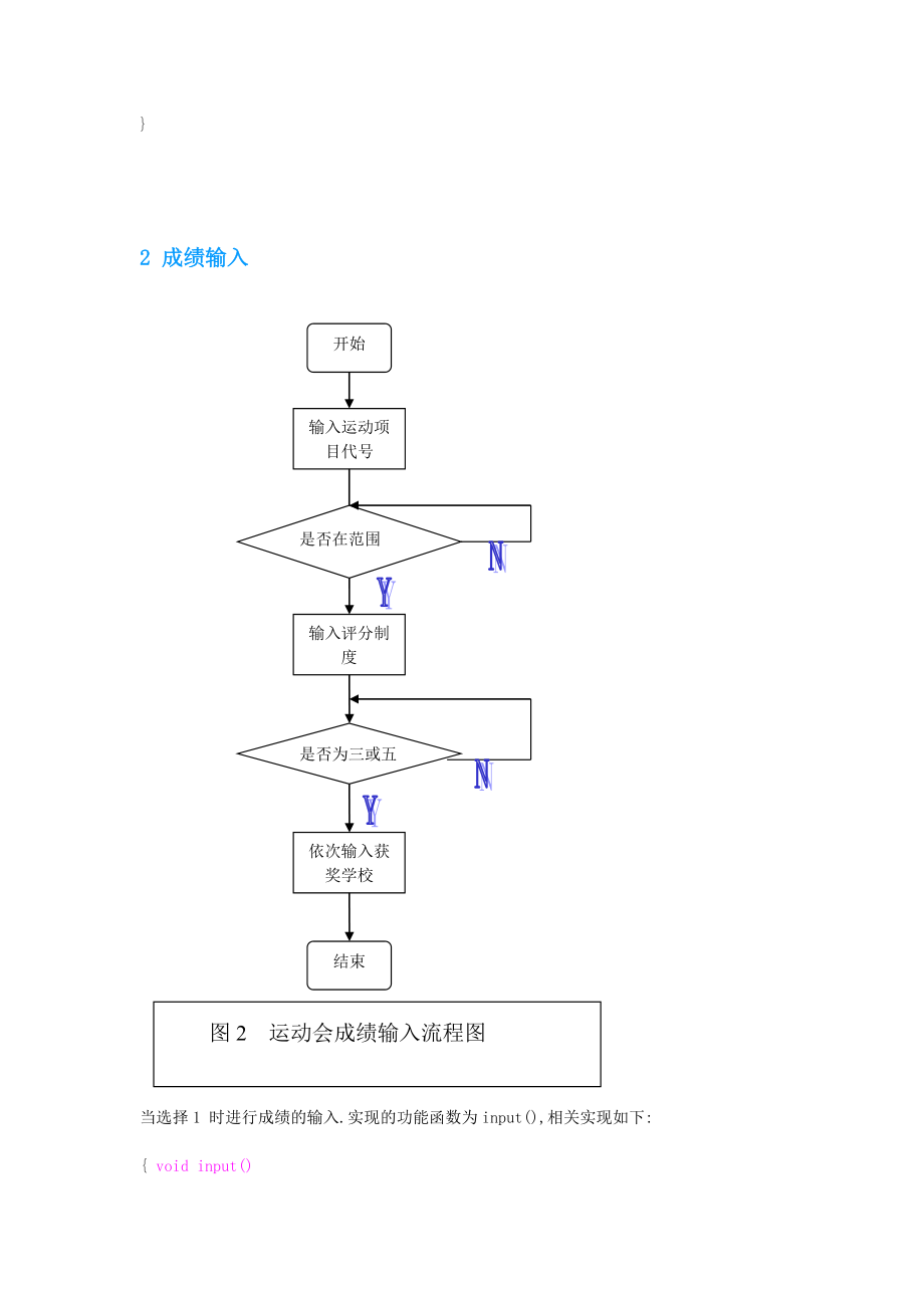 C语言课程设计之校运动会管理系统的设计与开发_第3页