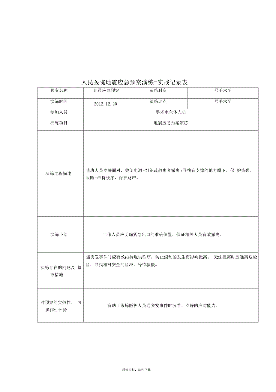 手术室应急预案演练_第4页