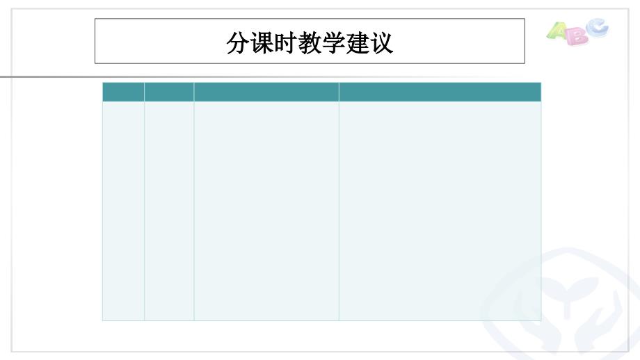 Unit4分课时教学建议_第2页