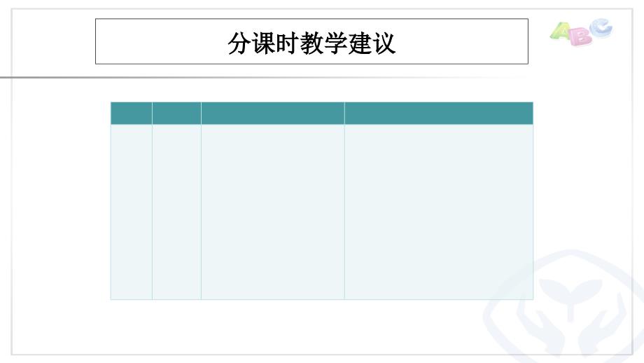 Unit4分课时教学建议_第3页