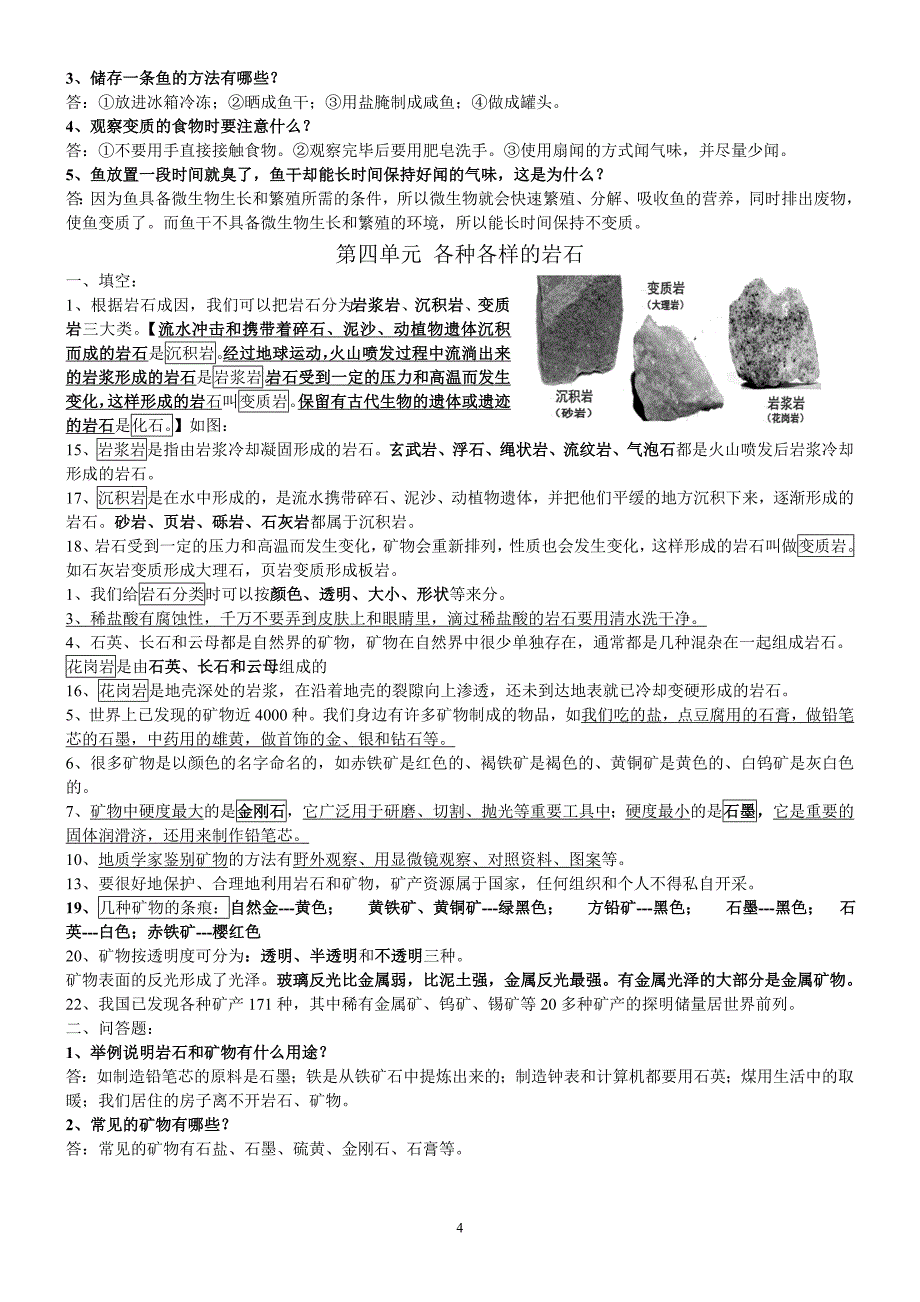 小学科学四年级下册复习资料(已整理).doc_第4页