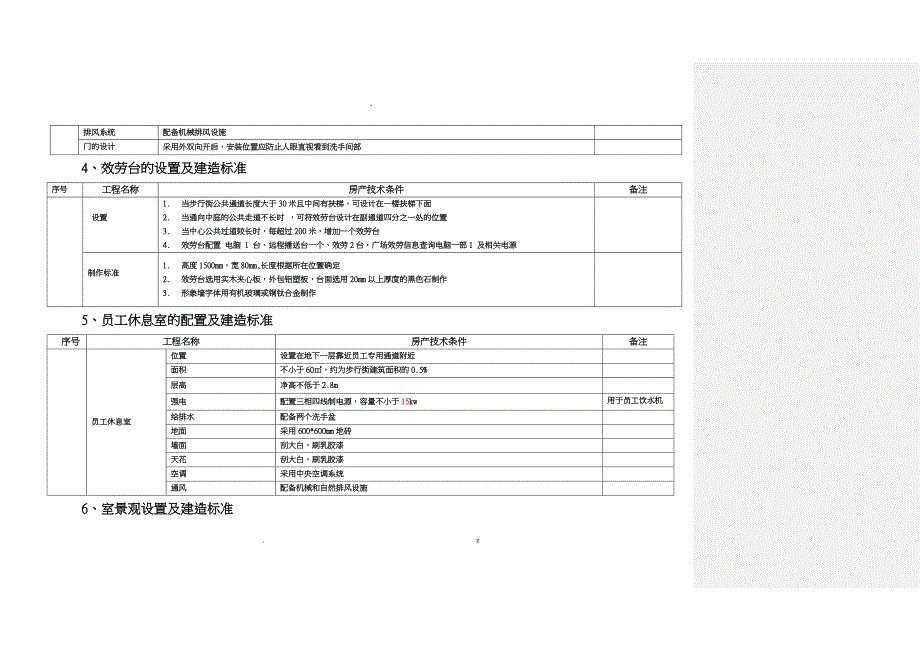 万达商管公司房产技术条件_第5页