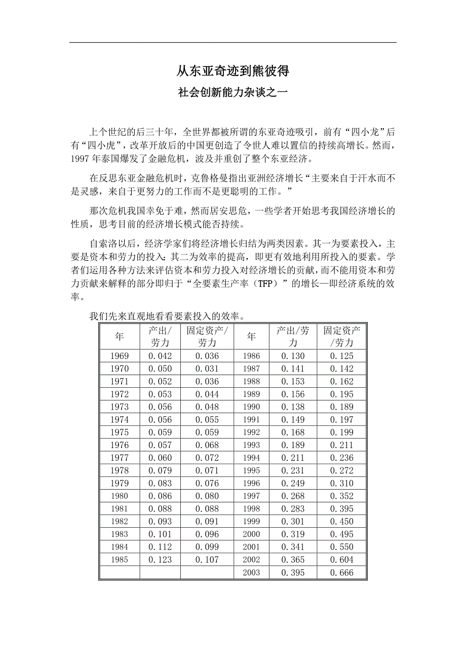 王中宇：从东亚奇迹到熊彼得_第1页