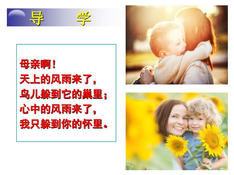 《父母与孩子之间的爱》教学ppt课件_第2页