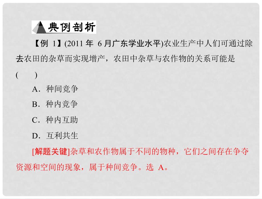 高中生物 专题十五 考点3 群落的结构特征复习课件_第4页