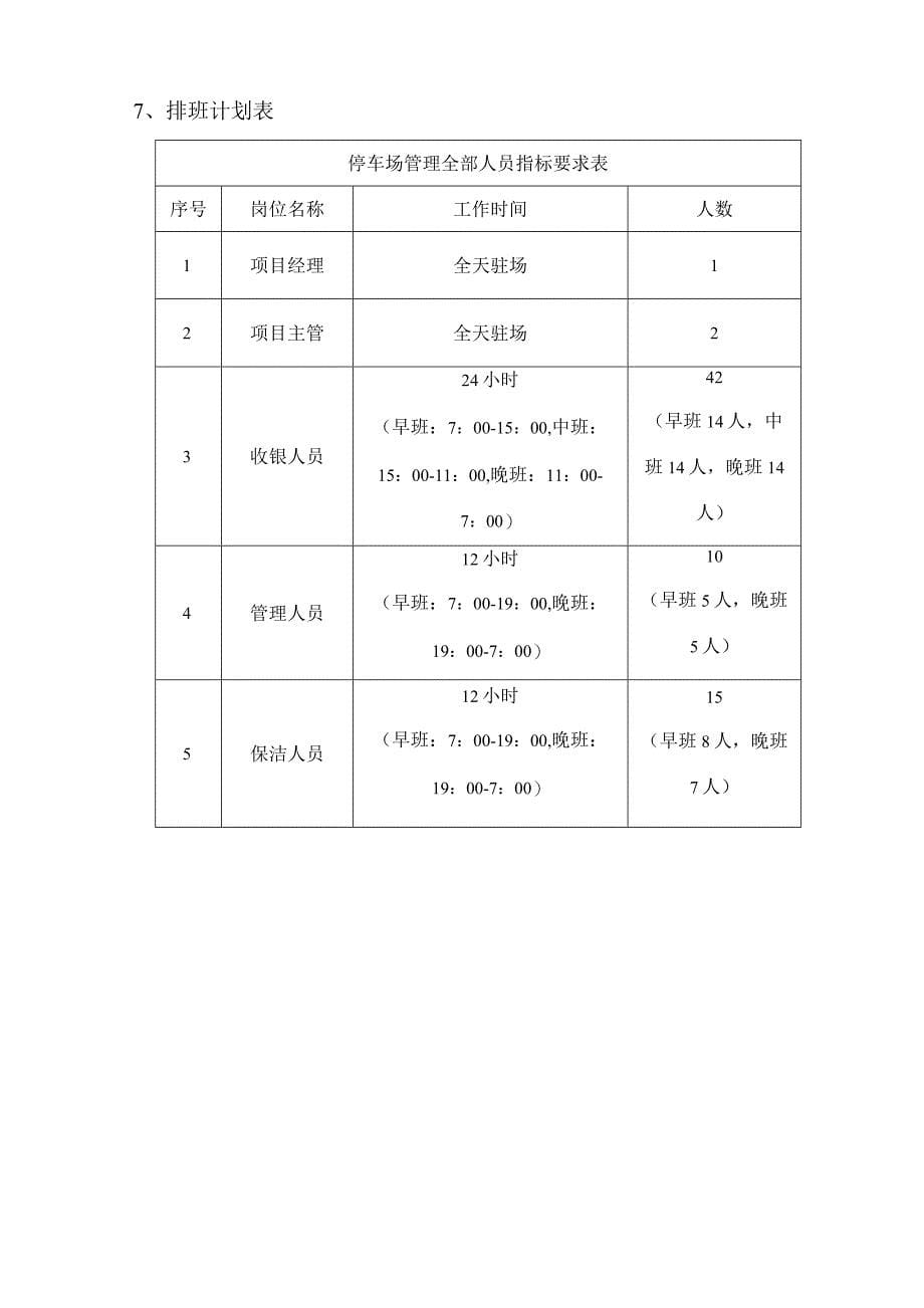 停车场人员管理方案_第5页