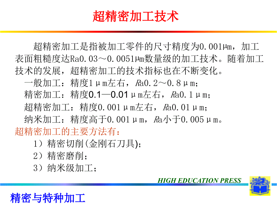 精密加工_第二讲__精密超精密加工课件_第1页