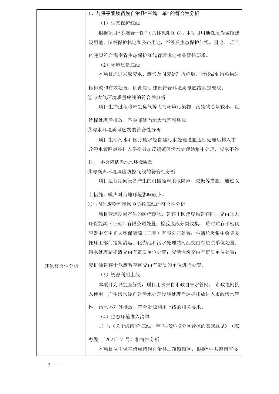 保亭县加茂镇中心卫生院项目 环评报告.docx_第5页